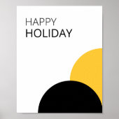 Poster Joyeuses fêtes (Devant)