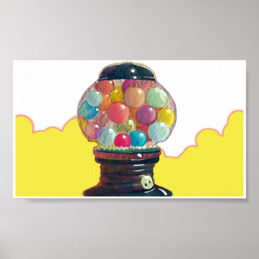 Poster Joyeuses Gumballs (Devant)