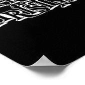 Poster Joyeuses lumières de Noël Santa Hat Noël Famille H (Coin)