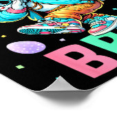 Poster Joyeuses Pâques Bruh Lapin Dab Lapin Danse Garçons (Coin)