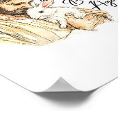 Poster Joyeuses Pâques Drôle Devinez qui est Ck Jésus Lap (Coin)