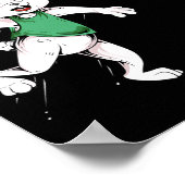 Poster Joyeuses Pâques  Enfants Garçons Lapin Dunk Basket (Coin)