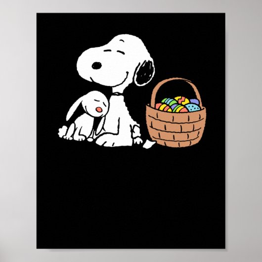 Poster Joyeuses Pâques Peanuts (Devant)