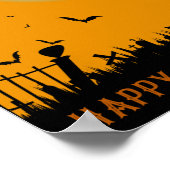 Poster Joyeuses sorcières Halloween (Coin)