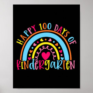 Poster Joyeux 100 Jours De Maternelle 100 Jour De L'École