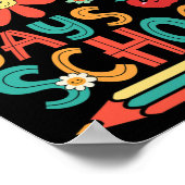 Poster Joyeux 100 Jours D'Enseignant Étudiant 100ème Jour (Coin)