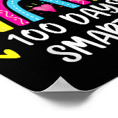 Poster Joyeux 100e Jour D'Étudiant 100 Jours Plus intelli (Coin)