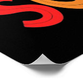 Poster Joyeux 100ème Jour De L'École Professeur Rainbow (Coin)