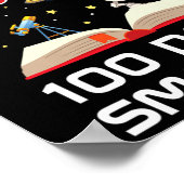 Poster Joyeux 100ème Jour D'École 100 Jours Smarter Space (Coin)