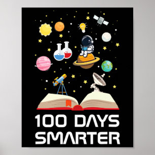 Poster Joyeux 100ème Jour D'École 100 Jours Smarter Space