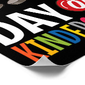 Poster Joyeux 100ème Jour D'Enseignement Prématernelle (Coin)