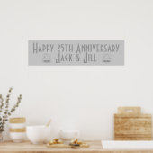 Poster Joyeux 25e anniversaire (Cuisine)