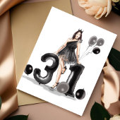 Poster joyeux 31e anniversaire,