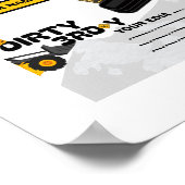 Poster Joyeux 3e anniversaire 3e année (Coin)