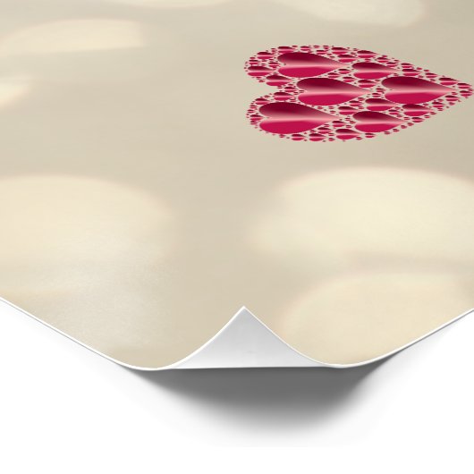 Poster Joyeux 40e anniversaire maman (Coin)