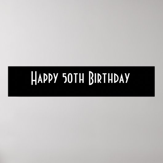 Poster Joyeux 50e anniversaire (Devant)