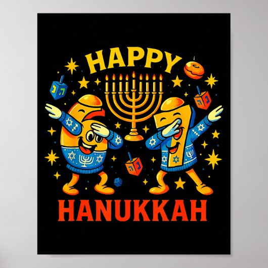 Poster Joyeux 67 Hanukkah drôle de conception de mème de  (Devant)