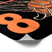 Poster Joyeux 8e anniversaire 8 ans Basketball 8e anniver (Coin)