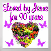 POSTER JOYEUX, 90 ANS (Devant)