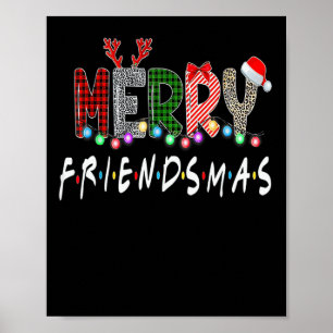 Poster Joyeux amis Noël Amis de Noël Correspondance Sweat