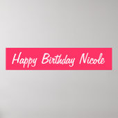 Poster Joyeux anniversaire (Devant)