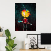 Poster Joyeux anniversaire (Bureau à domicile)