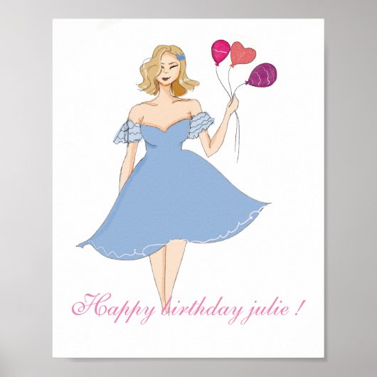 Poster Joyeux anniversaire (Devant)