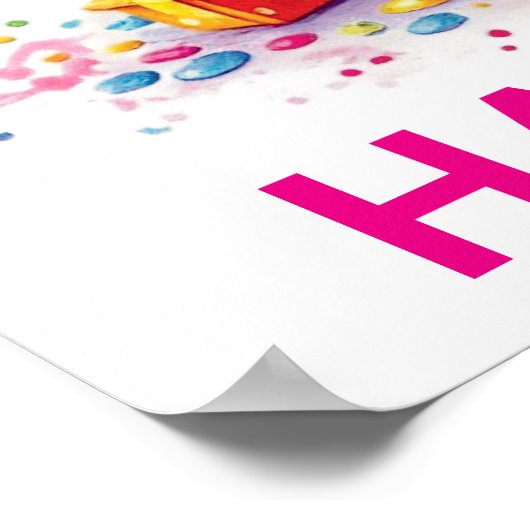 Poster Joyeux anniversaire (Coin)