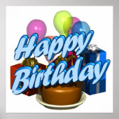 Poster Joyeux anniversaire (Devant)