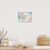 Poster Joyeux Anniversaire (Cuisine)