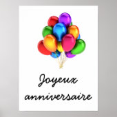 Poster Joyeux anniversaire (Devant)