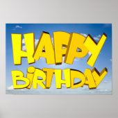 Poster Joyeux anniversaire (Devant)