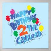 Poster Joyeux anniversaire (Devant)