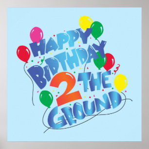 Poster Joyeux anniversaire