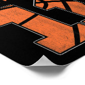 Poster Joyeux anniversaire 11e 11 ans Basketball Boys El (Coin)