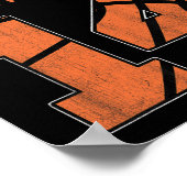 Poster Joyeux Anniversaire 14 Ans Garçons de Basketball Q (Coin)