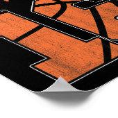 Poster Joyeux anniversaire 16 ans garçons de basket-ball  (Coin)