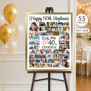 Poster Joyeux Anniversaire 55 Photos Embrassez Votre Déce