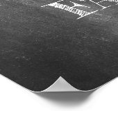 Poster Joyeux anniversaire - 60 ans & Fabuleux en chalkbo (Coin)