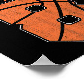 Poster Joyeux Anniversaire 8e 8 ans Basketball Garçons Ei (Coin)