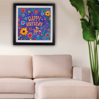 Joyeux Anniversaire Fun School Floral Cute Inspiri