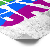 Poster Joyeux anniversaire gay (Coin)
