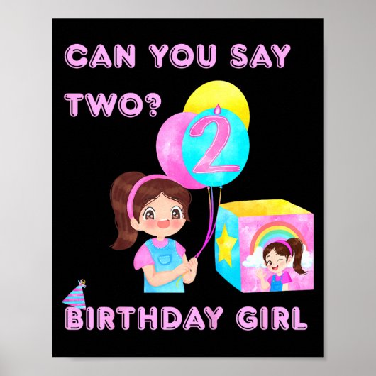 Poster Joyeux anniversaire les enfants (Devant)