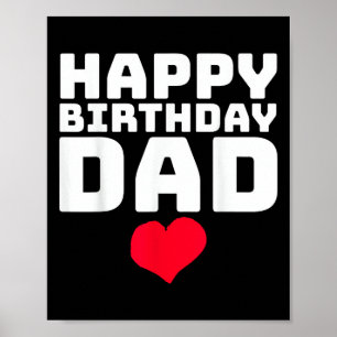 Poster Joyeux Anniversaire Papa