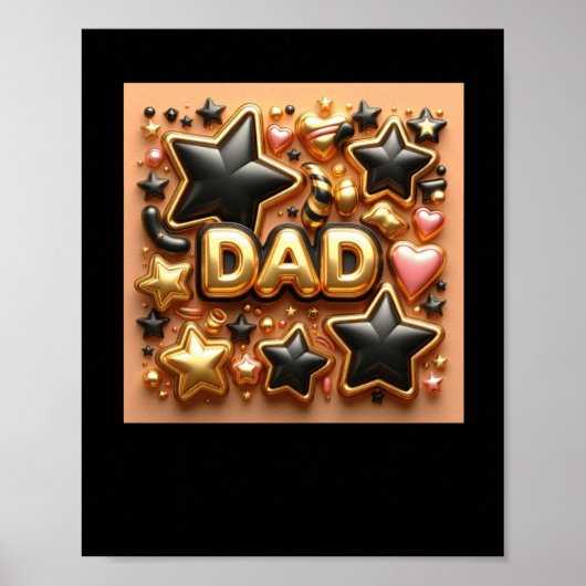 Poster Joyeux anniversaire papa10 (Devant)