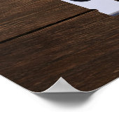 Poster Joyeux Anniversaire personnalisé Plaque de licence (Coin)