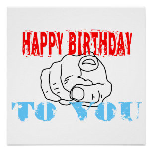 Poster Joyeux Anniversaire Pour Vous