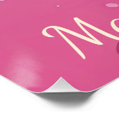 Poster Joyeux Anniversaire Sorbet Glace Kawaii Dessin Ani (Coin)