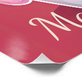 Poster Joyeux Anniversaire Yaourt Glacé Kawaii Dessin Ani (Coin)