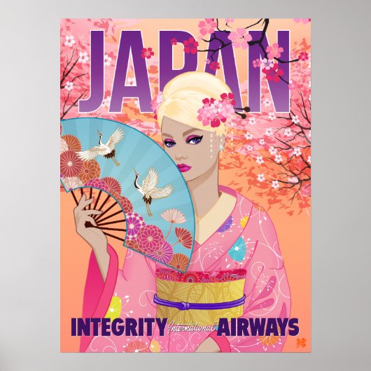 Poster Joyeux au Japon (Devant)